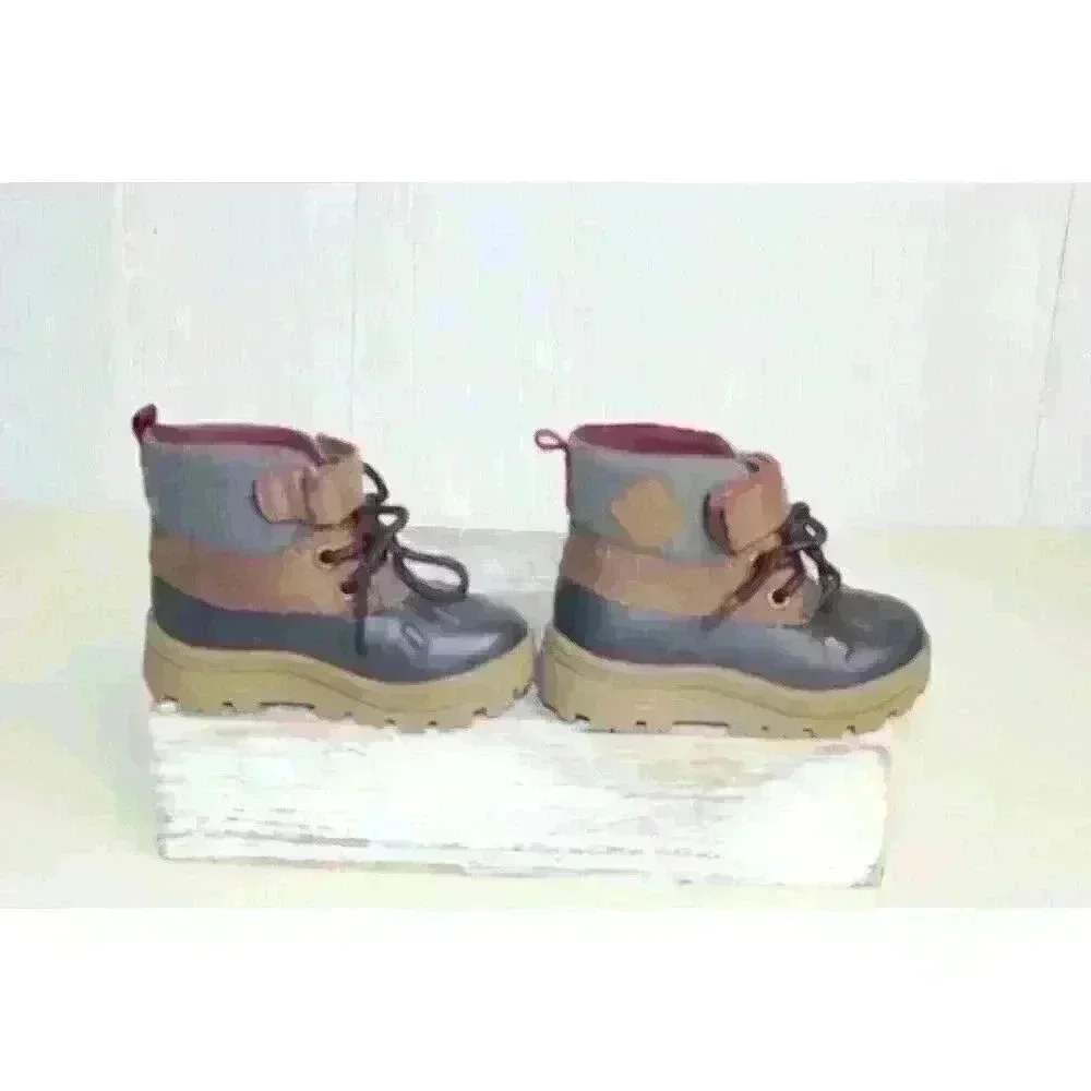 Carter's Unisex Ankle Boots Hook and‎ Loop Lace up Muck Snow Rain Boots Size 5M